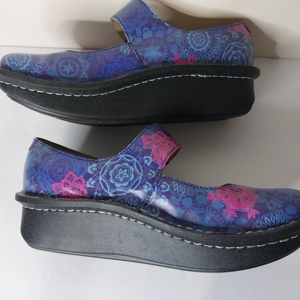 ALEGRIA Clogs Shoes Size 3 Girls Leather Upper